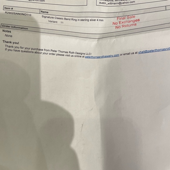 Peter Thomas Roth Designs sterling silver men’s ring - Picture 2 of 3